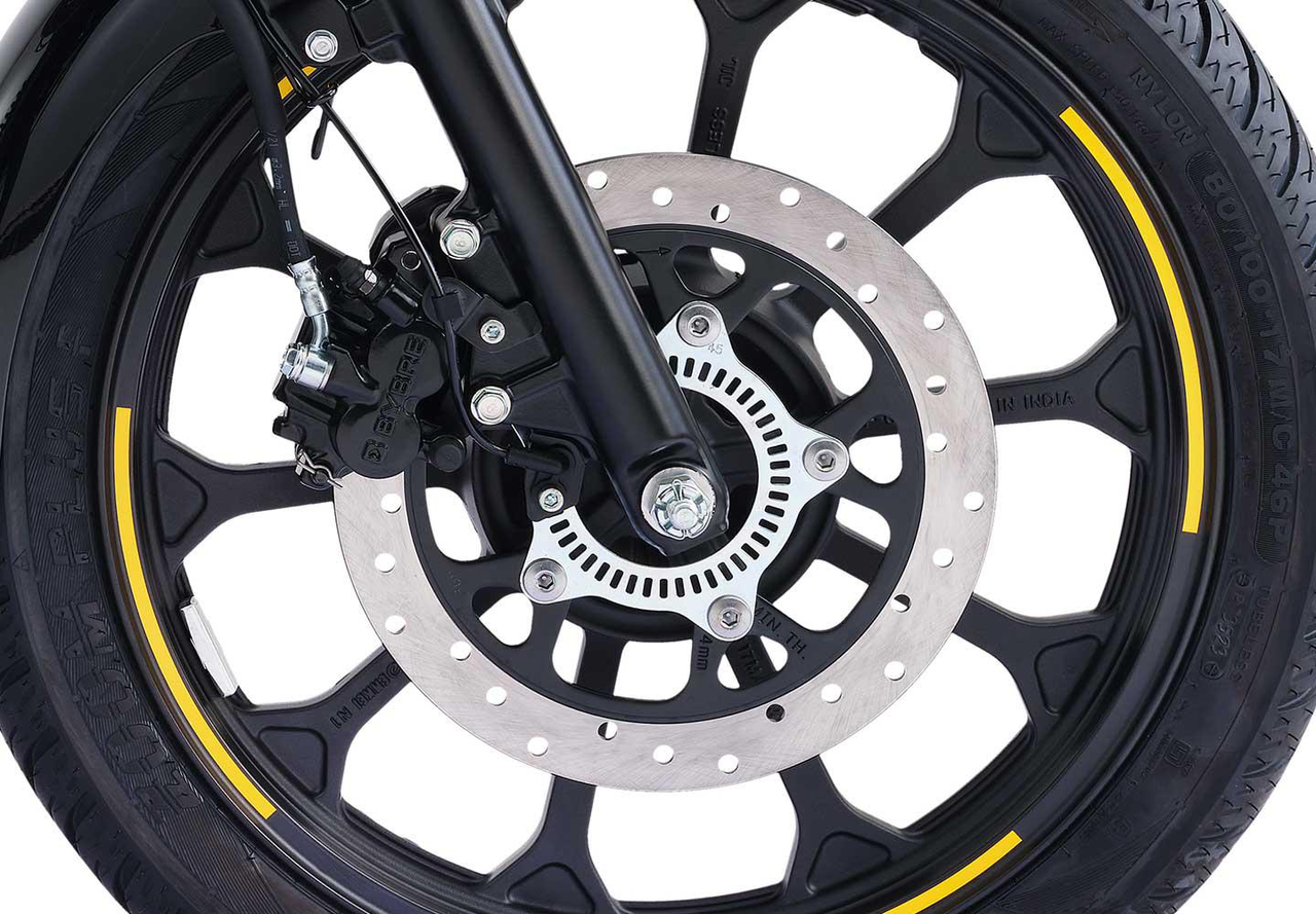 Front Disc with Single Channel ABS
