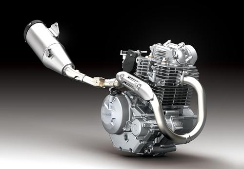 233cc Air-Cooled 4-Stroke FI Single, Engine